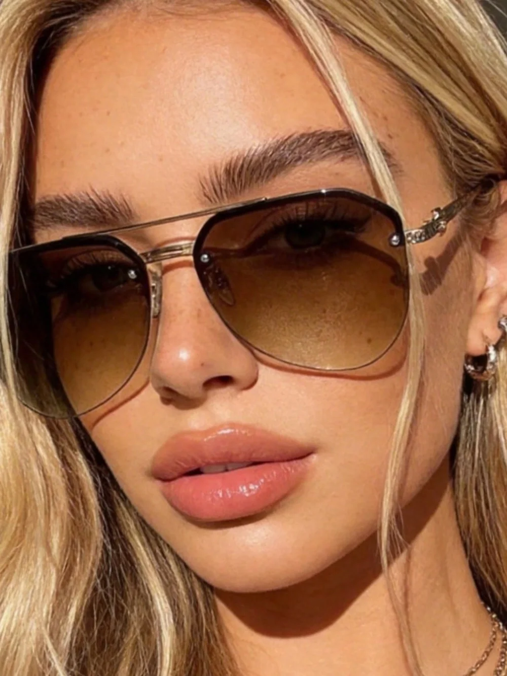 Ombre Lens Aviator Sunnies sunglasses